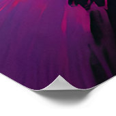 Poster Explosion de couleur aux coups de pinceau abstrait (Coin)
