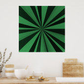 Poster Explosion de couleur - Vert (Cuisine)