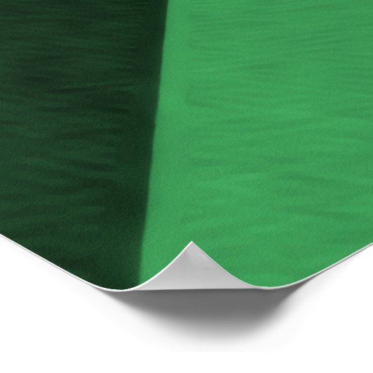 Poster Explosion de couleur - Vert (Coin)