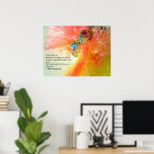 Poster Explosion de couleurs (Bureau à domicile)