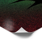 Poster Explosion de couleurs et de textures (Coin)