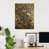 Poster Explosion de cupcake (Bureau à domicile)