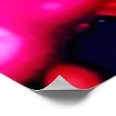 Poster Explosion de fluide de peinture néon (Coin)