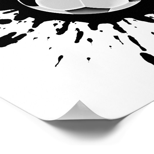 Poster Explosion de football (Coin)