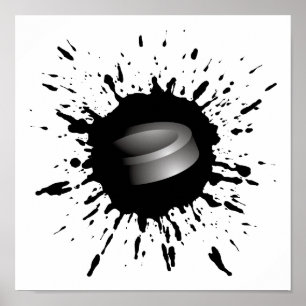Poster Explosion de hockey