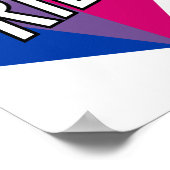 Poster Explosion de la fierté bisexuelle (Coin)