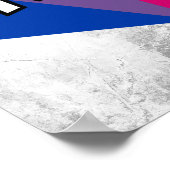 Poster Explosion de la fierté bisexuelle (Coin)