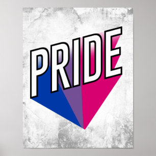 Poster Explosion de la fierté bisexuelle