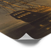 Poster Explosion De La Frégate À Vapeur USS Missouri (Coin)