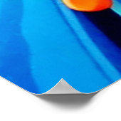 Poster Explosion de peinture radiante (Coin)