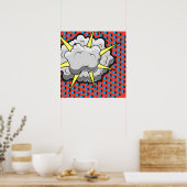 Poster Explosion de style comique pop art (Cuisine)