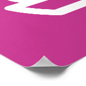 Poster explosion du goût de burger et de limonade rose (Coin)