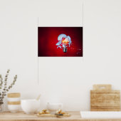 Poster Explosion d'une ampoule (Cuisine)