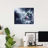 Poster Explosions de folie moto (Bureau à domicile)