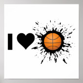 Poster Explosive I Love Basketball (Devant)
