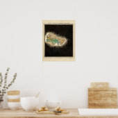 Poster Exposer L'Empire de Charlemagne 814 AD (Cuisine)