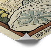 Poster Exposition artistique vintage Art nouveau (Coin)