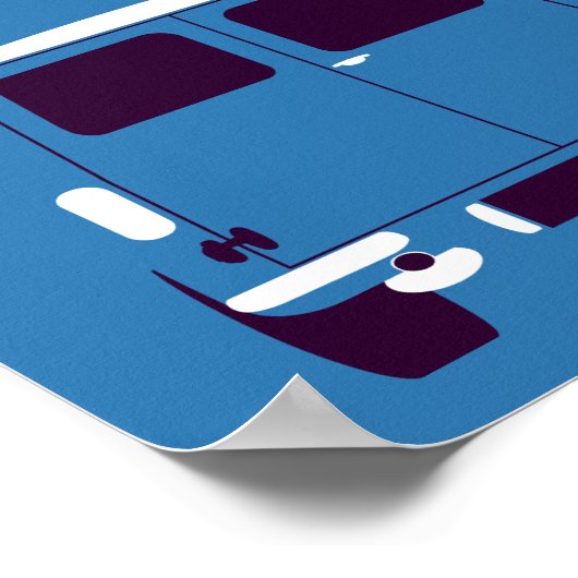 Poster Exposition classique de mini van (Coin)