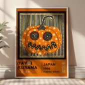 Poster Exposition de citrouilles de Yayoi Kusama Hallowee