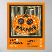 Poster Exposition de citrouilles de Yayoi Kusama Hallowee (Devant)