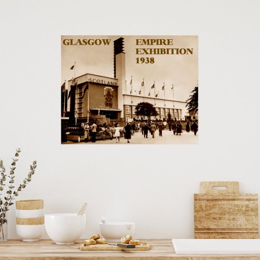 Poster exposition de l'empire de glasgow 1938 (Cuisine)
