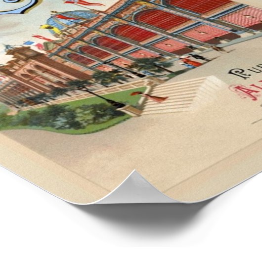 Poster Exposition de Paris 1889 (Coin)