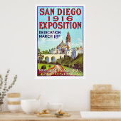 Poster Exposition de San Diego 1916 (Cuisine)