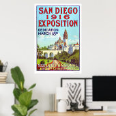 Poster Exposition de San Diego 1916 (Bureau à domicile)