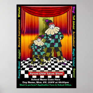 Poster Exposition de talent de Parent-Enfant