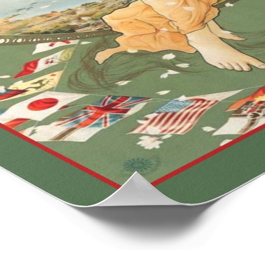 Poster Exposition des articles d'exportation Japon 1911 (Coin)