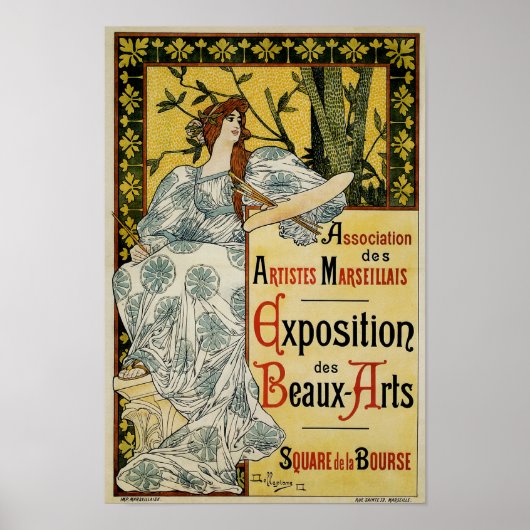 Poster Exposition des Beaux-Arts (Devant)