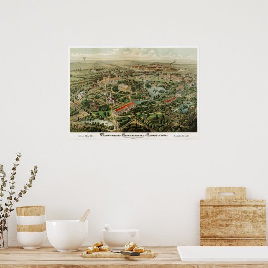 Poster Exposition du centenaire du Tennessee (Cuisine)