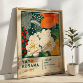 Poster Exposition Florale BOHO Chic Yayoi Kusama