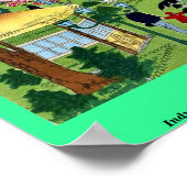 Poster Exposition industrielle par Utagawa, Hiroshige (Coin)