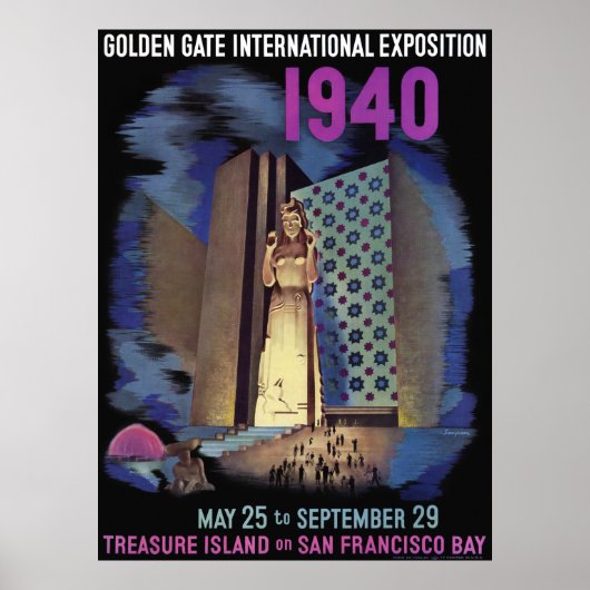 Poster Exposition internationale de Golden Gate 1940 (Devant)