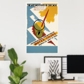 Poster Exposition internationale des aquarelles (Bureau à domicile)