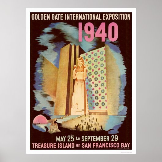 Poster Exposition internationale Golden Gate 1940 (Devant)