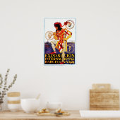 Poster Exposition internationale vintage de Barcelone 192 (Cuisine)
