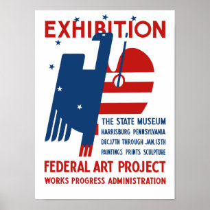 Poster Exposition -- La PA d'Harrisburg de musée d'état