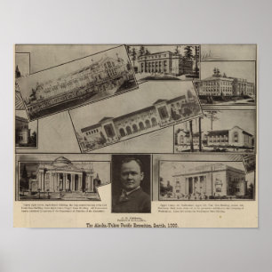 Poster Exposition Pacifique Alaska-Yukon, Seattle, 1909