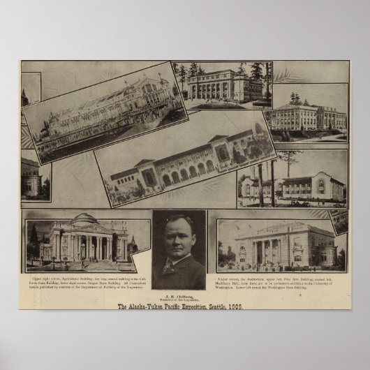 Poster Exposition Pacifique Alaska-Yukon, Seattle, 1909 (Devant)