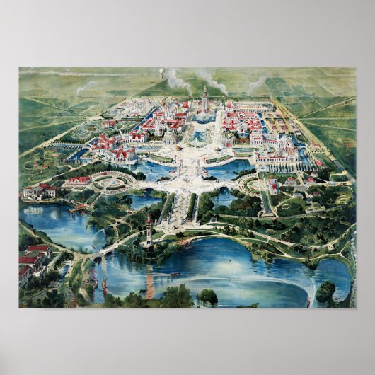 Poster Exposition panaméricaine - Salon mondial de Buffal (Devant)