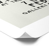 Poster Exposition Peintures à l'huile (Coin)