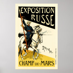 Poster Exposition Russe Champ de Mars Maitres de