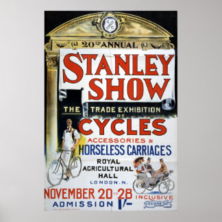 Poster Exposition Stanley Show Cycles