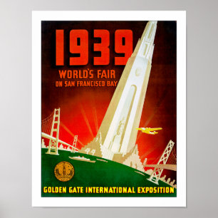 Poster Exposition universelle 1939 San Francisco