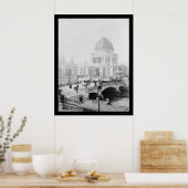 Poster Exposition universelle de Colombie à Chicago 1893 (Cuisine)