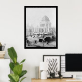 Poster Exposition universelle de Colombie à Chicago 1893 (Bureau à domicile)