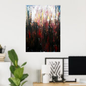 POSTER EXPRESS ABSTRAIT NO 1 (Bureau à domicile)