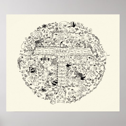 Poster Express Animals Trees (Devant)